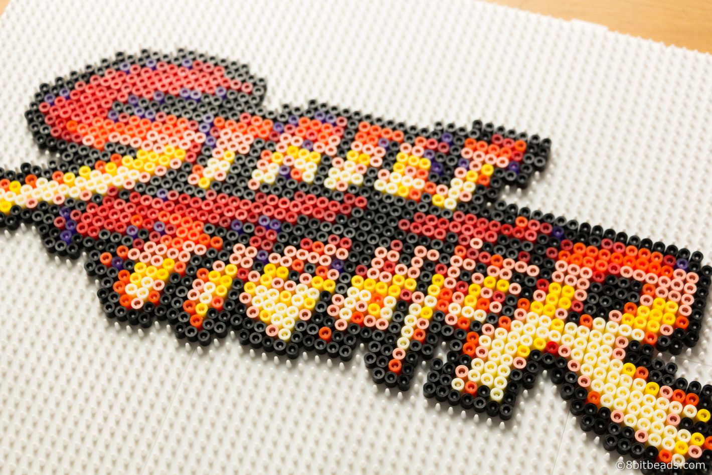 Street Fighter Logo Hama Perler